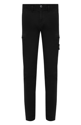 Мужской хлопковые брюки-карго STONE ISLAND черного цвета по цене 24700 руб., арт. 7315321L1 | Фото 1 Мужской хлопковые брюки-карго STONE ISLAND черного цвета, арт. 7315321L1 | Фото 1