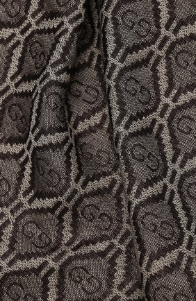 Мужской шарф из хлопка и шерсти GUCCI коричневого цвета по цене 43200 руб., арт. 624504/4GA95 | Фото 2 Мужской шарф из хлопка и шерсти GUCCI коричневого цвета, арт. 624504/4GA95 | Фото 2