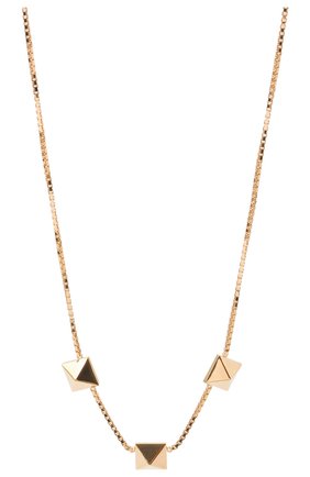 Женское колье valentino garavani rockstud VALENTINO золотого цвета по цене 33700 руб., арт. UW2J0G39/MET | Фото 2 Женское колье valentino garavani rockstud VALENTINO золотого цвета, арт. UW2J0G39/MET | Фото 2