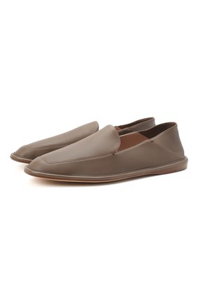 Женские кожаные лоферы GIORGIO ARMANI бежевого цвета по цене 62900 руб., арт. X1J107/XF491 | Фото 1 Женские кожаные лоферы GIORGIO ARMANI бежевого цвета, арт. X1J107/XF491 | Фото 1