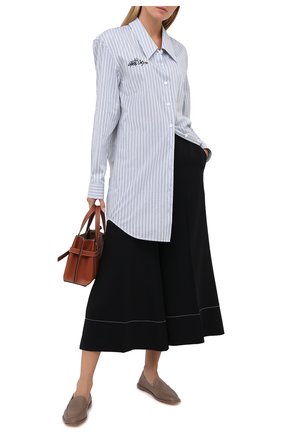 Женские кожаные лоферы GIORGIO ARMANI бежевого цвета по цене 62900 руб., арт. X1J107/XF491 | Фото 2 Женские кожаные лоферы GIORGIO ARMANI бежевого цвета, арт. X1J107/XF491 | Фото 2