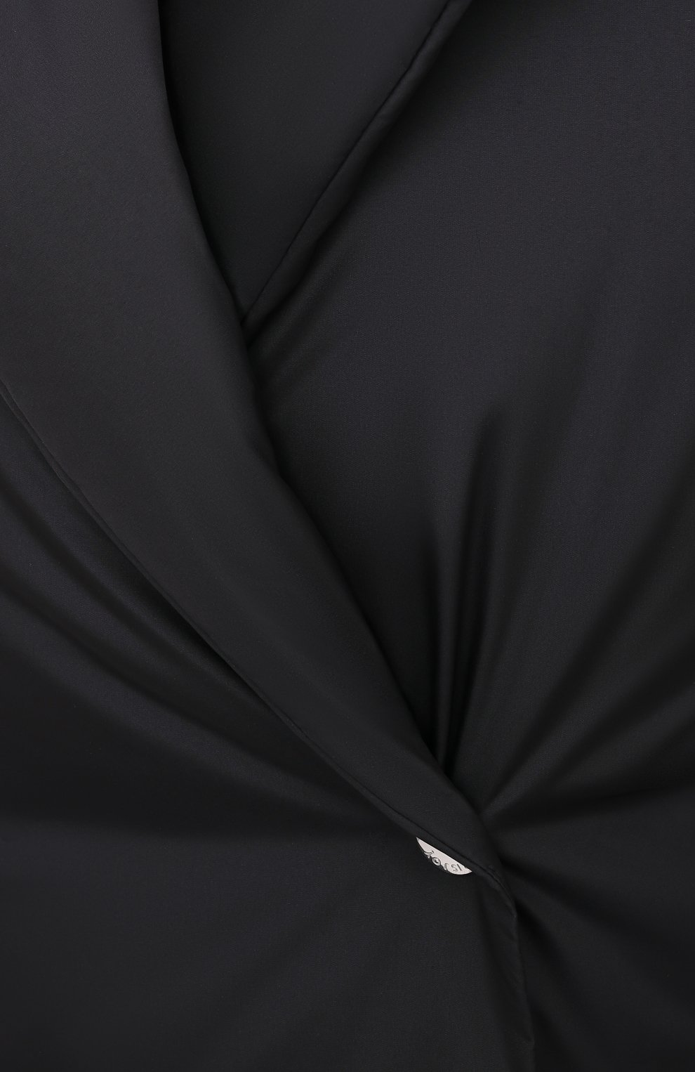 Женская пуховая куртка KHRISJOY черного цвета, арт. BFPW026/NY | Фото 5 (Кросс-КТ: Куртка, Пуховик; Рукава: Длинные; Материал внешний: Синтетический материал; Материал подклада: Синтетический материал; Длина (верхняя одежда): Короткие; Материал утеплителя: Пух и перо)