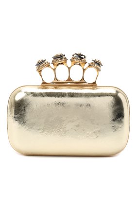 Женский клатч jewelled four ring ALEXANDER MCQUEEN золотого цвета по цене 199500 руб., арт. 583726/1YATT | Фото 1 Женский клатч jewelled four ring ALEXANDER MCQUEEN золотого цвета, арт. 583726/1YATT | Фото 1