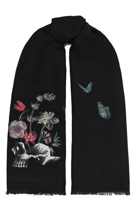 Мужские шерстяной шарф ALEXANDER MCQUEEN черного цвета по цене 29850 руб., арт. 629854/3C69Q | Фото 1 Мужские шерстяной шарф ALEXANDER MCQUEEN черного цвета, арт. 629854/3C69Q | Фото 1