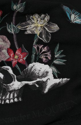Мужские шерстяной шарф ALEXANDER MCQUEEN черного цвета по цене 29850 руб., арт. 629854/3C69Q | Фото 2 Мужские шерстяной шарф ALEXANDER MCQUEEN черного цвета, арт. 629854/3C69Q | Фото 2