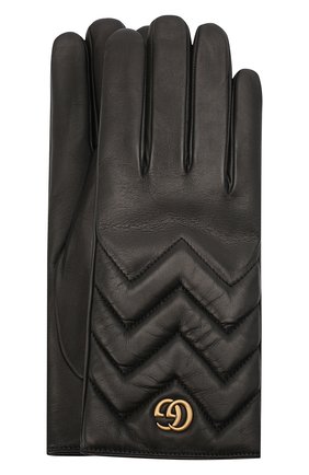 Женские кожаные перчатки GUCCI черного цвета по цене 32850 руб., арт. 477965/BAP00 | Фото 1 Женские кожаные перчатки GUCCI черного цвета, арт. 477965/BAP00 | Фото 1