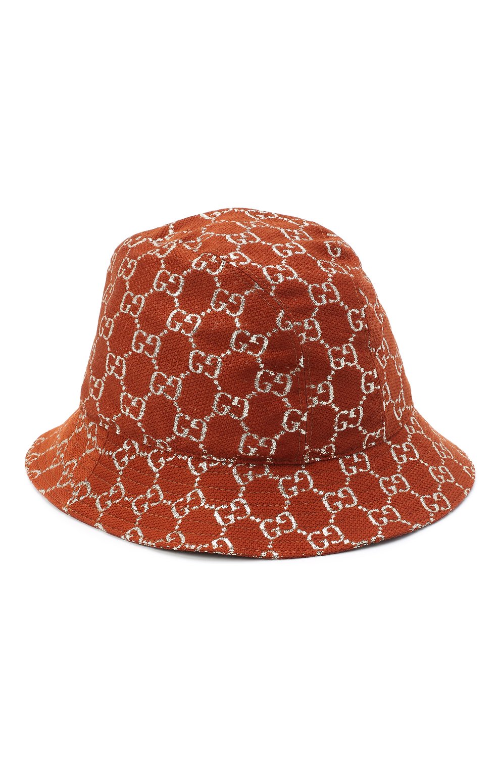 Женская панама GUCCI коричневого цвета, арт. 631951/3HK74 | Фото 1 (Материал: Текстиль, Шерсть; Региональные ограничения белый список (Axapta Mercury): RU)