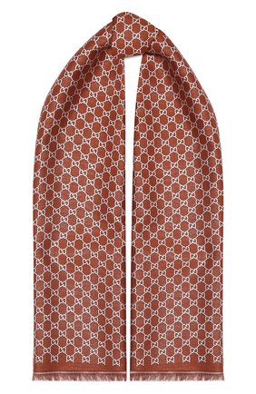 Женская шаль argentavio GUCCI бронзового цвета по цене 35650 руб., арт. 623161/3GF37 | Фото 1 Женская шаль argentavio GUCCI бронзового цвета, арт. 623161/3GF37 | Фото 1