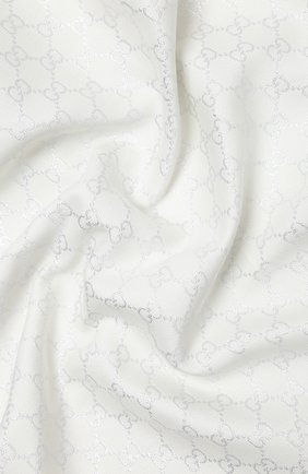 Женская шаль argentavio GUCCI серого цвета по цене 35650 руб., арт. 623161/3GF37 | Фото 2 Женская шаль argentavio GUCCI серого цвета, арт. 623161/3GF37 | Фото 2