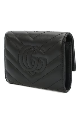 Женские кожаное портмоне gg marmont 2.0 GUCCI черного цвета по цене 50600 руб., арт. 474802/DTD1T | Фото 2 Женские кожаное портмоне gg marmont 2.0 GUCCI черного цвета, арт. 474802/DTD1T | Фото 2