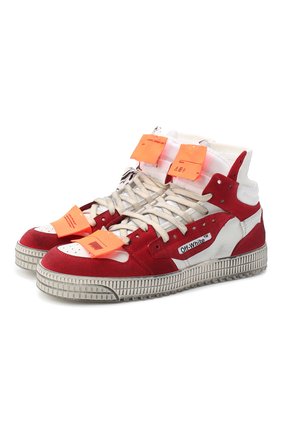 Мужские комбинированные кеды off court 3.0 OFF-WHITE красного цвета по цене 51600 руб., арт. 0MIA065E20LEA0020125 | Фото 1 Мужские комбинированные кеды off court 3.0 OFF-WHITE красного цвета, арт. 0MIA065E20LEA0020125 | Фото 1