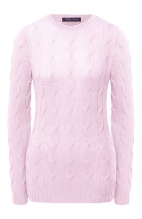 Женская кашемировый пуловер RALPH LAUREN розового цвета по цене 67750 руб., арт. 290615209 | Фото 1 Женская кашемировый пуловер RALPH LAUREN розового цвета, арт. 290615209 | Фото 1