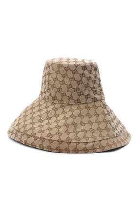 Женская шляпа GUCCI бежевого цвета по цене 37200 руб., арт. 631958/KQW00 | Фото 1 Женская шляпа GUCCI бежевого цвета, арт. 631958/KQW00 | Фото 1