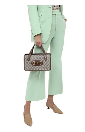 Женская сумка gg 1955 horsebit small GUCCI коричневого цвета по цене 112000 руб., арт. 627323/92TCG | Фото 2 Женская сумка gg 1955 horsebit small GUCCI коричневого цвета, арт. 627323/92TCG | Фото 2