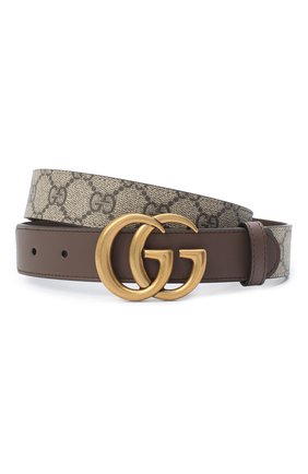 Женский ремень gg GUCCI бежевого цвета по цене 32000 руб., арт. 625839/92TLT | Фото 1 Женский ремень gg GUCCI бежевого цвета, арт. 625839/92TLT | Фото 1 (Материал: Текстиль, Пластик, Синтетический материал)