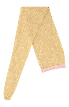 Женские колготки GUCCI золотого цвета по цене 10800 руб., арт. 615002/3GF25 | Фото 1 Женские колготки GUCCI золотого цвета, арт. 615002/3GF25 | Фото 1