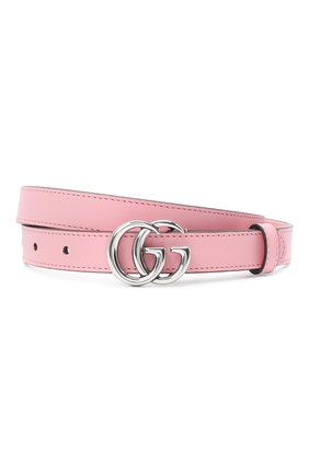 Женский кожаный ремень GUCCI светло-розового цвета по цене 31000 руб., арт. 409417/AP00P | Фото 1 Женский кожаный ремень GUCCI светло-розового цвета, арт. 409417/AP00P | Фото 1 (Материал: Кожа)