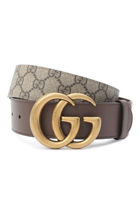 Женский ремень gg GUCCI коричневого цвета по цене 34900 руб., арт. 400593/92TLT | Фото 1 Женский ремень gg GUCCI коричневого цвета, арт. 400593/92TLT | Фото 1 (Материал: Текстиль, Пластик, Синтетический материал)