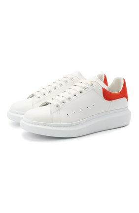Мужские кожаные кеды ALEXANDER MCQUEEN белого цвета по цене 37850 руб., арт. 553680/WHGP7 | Фото 1 Мужские кожаные кеды ALEXANDER MCQUEEN белого цвета, арт. 553680/WHGP7 | Фото 1
