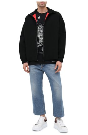 Мужские кожаные кеды ALEXANDER MCQUEEN белого цвета по цене 39950 руб., арт. 553680/WHXMW | Фото 2 Мужские кожаные кеды ALEXANDER MCQUEEN белого цвета, арт. 553680/WHXMW | Фото 2