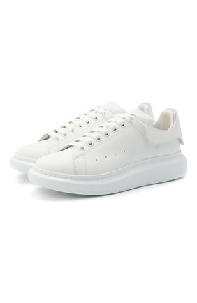 Мужские кожаные кеды ALEXANDER MCQUEEN белого цвета по цене 47100 руб., арт. 625161/WHYB7 | Фото 1 Мужские кожаные кеды ALEXANDER MCQUEEN белого цвета, арт. 625161/WHYB7 | Фото 1
