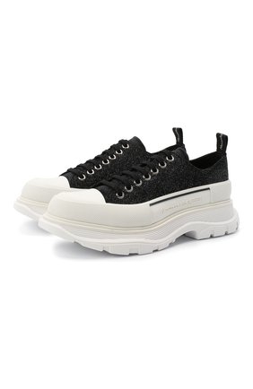 Мужские замшевые кроссовки ALEXANDER MCQUEEN черного цвета по цене 43100 руб., арт. 627225/WHW57 | Фото 1 Мужские замшевые кроссовки ALEXANDER MCQUEEN черного цвета, арт. 627225/WHW57 | Фото 1