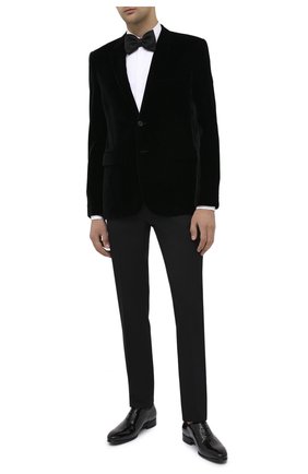 Мужской пиджак SAINT LAURENT черного цвета по цене 193000 руб., арт. 633013/Y525R | Фото 2 Мужской пиджак SAINT LAURENT черного цвета, арт. 633013/Y525R | Фото 2