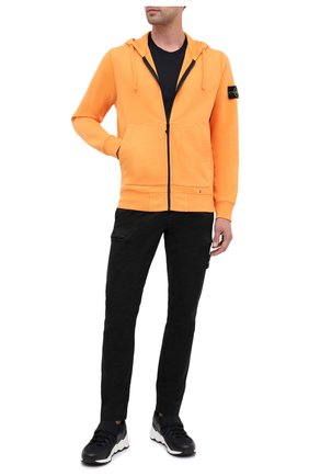 Мужская хлопковая толстовка STONE ISLAND оранжевого цвета по цене 23100 руб., арт. 731564220 | Фото 2 Мужская хлопковая толстовка STONE ISLAND оранжевого цвета, арт. 731564220 | Фото 2