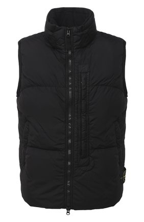 Мужской пуховый жилет STONE ISLAND черного цвета по цене 43450 руб., арт. 7315G0123 | Фото 1 Мужской пуховый жилет STONE ISLAND черного цвета, арт. 7315G0123 | Фото 1