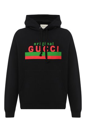 Мужской хлопковое худи GUCCI черного цвета по цене 75650 руб., арт. 626989/XJC0R | Фото 1 Мужской хлопковое худи GUCCI черного цвета, арт. 626989/XJC0R | Фото 1