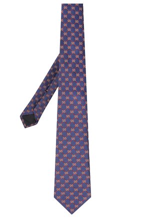 Мужской шелковый галстук GUCCI синего цвета по цене 15600 руб., арт. 625461/4E002 | Фото 2 Мужской шелковый галстук GUCCI синего цвета, арт. 625461/4E002 | Фото 2