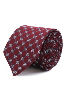 Мужской шелковый галстук GUCCI бордового цвета по цене 15600 руб., арт. 625461/4E002 | Фото 1 Мужской шелковый галстук GUCCI бордового цвета, арт. 625461/4E002 | Фото 1
