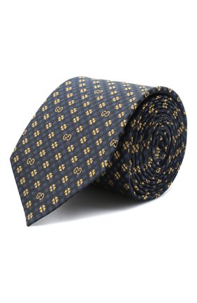 Мужской шелковый галстук GUCCI синего цвета по цене 15600 руб., арт. 597126/4E002 | Фото 1 Мужской шелковый галстук GUCCI синего цвета, арт. 597126/4E002 | Фото 1