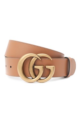 Женский кожаный ремень GUCCI темно-бежевого цвета по цене 38200 руб., арт. 400593/AP00T | Фото 1 Женский кожаный ремень GUCCI темно-бежевого цвета, арт. 400593/AP00T | Фото 1 (Материал: Кожа)