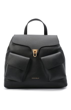 Женский рюкзак beat soft medium COCCINELLE черного цвета по цене 37500 руб., арт. E1 GF6 14 01 01 | Фото 1 Женский рюкзак beat soft medium COCCINELLE черного цвета, арт. E1 GF6 14 01 01 | Фото 1