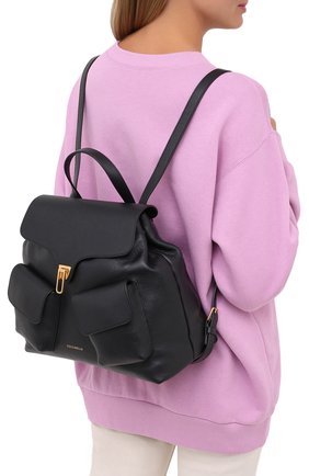 Женский рюкзак beat soft medium COCCINELLE черного цвета по цене 37500 руб., арт. E1 GF6 14 01 01 | Фото 2 Женский рюкзак beat soft medium COCCINELLE черного цвета, арт. E1 GF6 14 01 01 | Фото 2