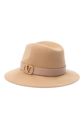 Женская фетровая шляпа valentino garavani VALENTINO бежевого цвета по цене 49350 руб., арт. UW2HAA26/YTE | Фото 2 Женская фетровая шляпа valentino garavani VALENTINO бежевого цвета, арт. UW2HAA26/YTE | Фото 2