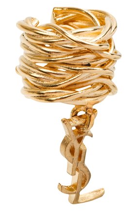 Женские серьга-кафф SAINT LAURENT золотого цвета по цене 19100 руб., арт. 558200/Y1500 | Фото 3 Женские серьга-кафф SAINT LAURENT золотого цвета, арт. 558200/Y1500 | Фото 3