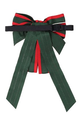 Детский галстук-бабочка ALETTA зеленого цвета, арт. AA000364 | Фото 2 (Материал: Текстиль, Синтетический материал; Кросс-КТ: Школьные аксессуары; Региональные ограничения белый список (Axapta Mercury): RU)