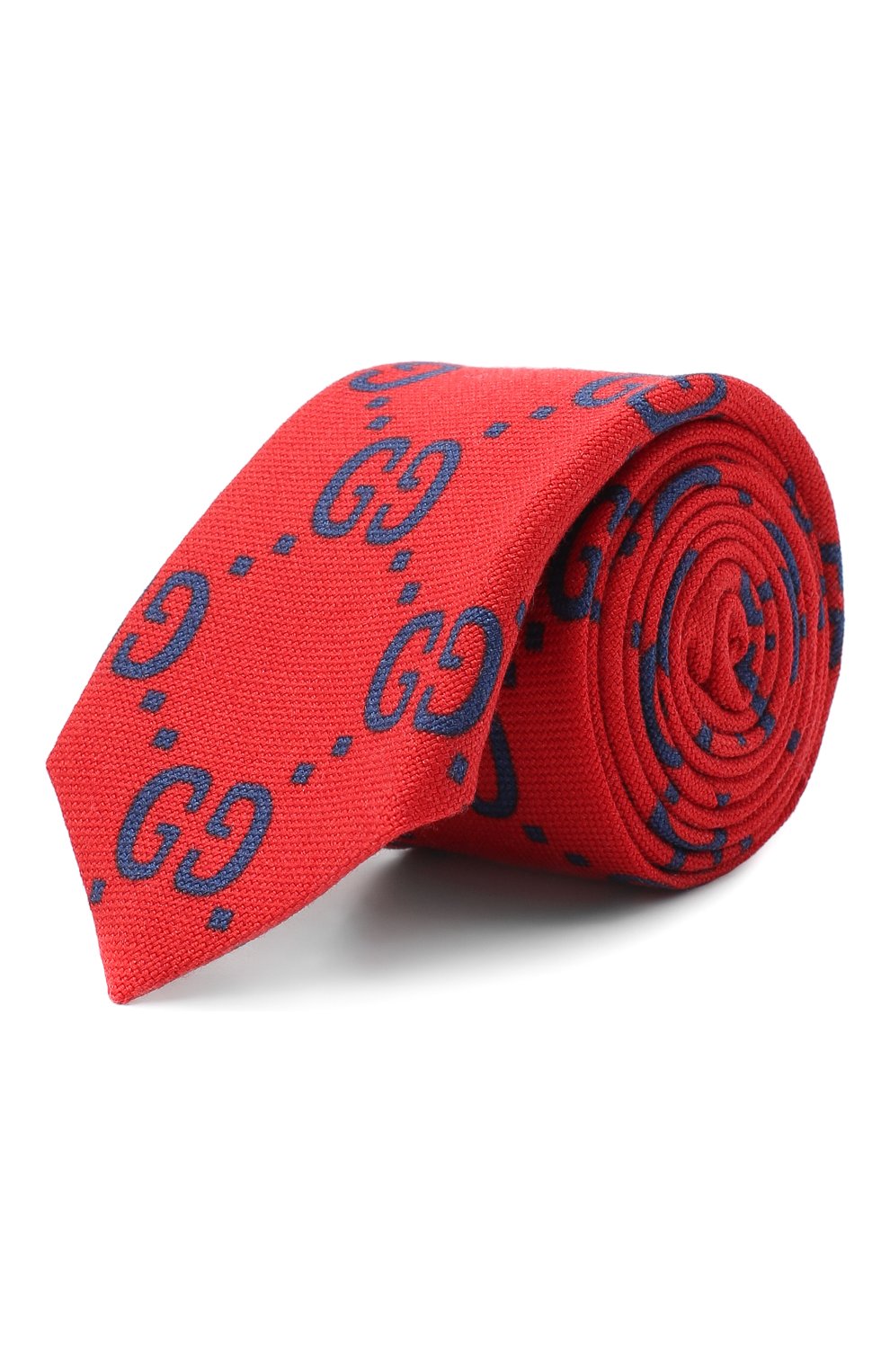 Детский галстук из шерсти и шелка GUCCI красного цвета, арт. 529320/4K515 | Фото 1