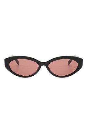 Женские солнцезащитные очки MAX MARA черного цвета по цене 13650 руб., арт. SLIM I 807 | Фото 3 Женские солнцезащитные очки MAX MARA черного цвета, арт. SLIM I 807 | Фото 3