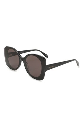 Мужские солнцезащитные очки ALEXANDER MCQUEEN черного цвета по цене 25400 руб., арт. AM0250S 001 | Фото 1 Мужские солнцезащитные очки ALEXANDER MCQUEEN черного цвета, арт. AM0250S 001 | Фото 1