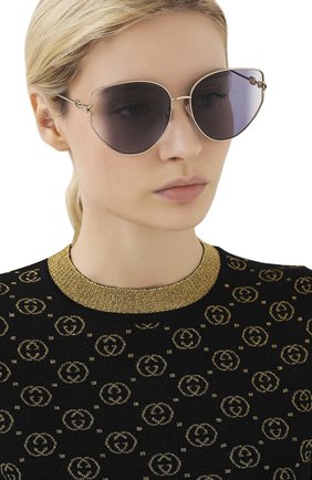 Женские солнцезащитные очки DIOR фиолетового цвета по цене 29950 руб., арт. DI0RGIPSY1 000 S0 | Фото 2 Женские солнцезащитные очки DIOR фиолетового цвета, арт. DI0RGIPSY1 000 S0 | Фото 2