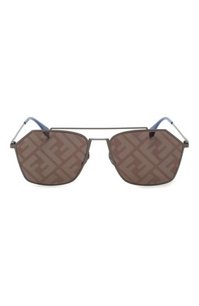 Женские солнцезащитные очки FENDI темно-серого цвета по цене 24200 руб., арт. M0022 5UV | Фото 4 Женские солнцезащитные очки FENDI темно-серого цвета, арт. M0022 5UV | Фото 4