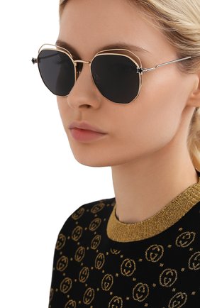 Мужские солнцезащитные очки JIMMY CHOO серого цвета по цене 24700 руб., арт. FRANNY J5G | Фото 2 Мужские солнцезащитные очки JIMMY CHOO серого цвета, арт. FRANNY J5G | Фото 2
