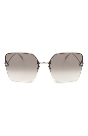 Женские солнцезащитные очки ALEXANDER MCQUEEN светло-серого цвета по цене 49950 руб., арт. AM0271S 001 | Фото 3 Женские солнцезащитные очки ALEXANDER MCQUEEN светло-серого цвета, арт. AM0271S 001 | Фото 3