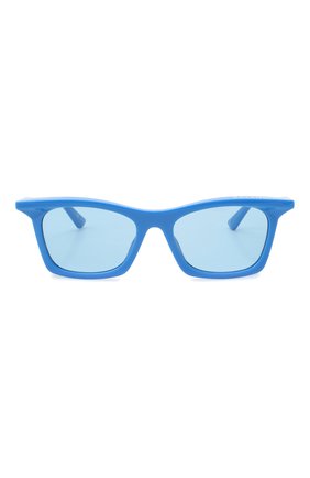 Женские солнцезащитные очки BALENCIAGA синего цвета, арт. BB0099S 004 | Фото 4 (Тип очков: С/з; Оптика Гендер: оптика-унисекс; Очки форма: Прямоугольные)