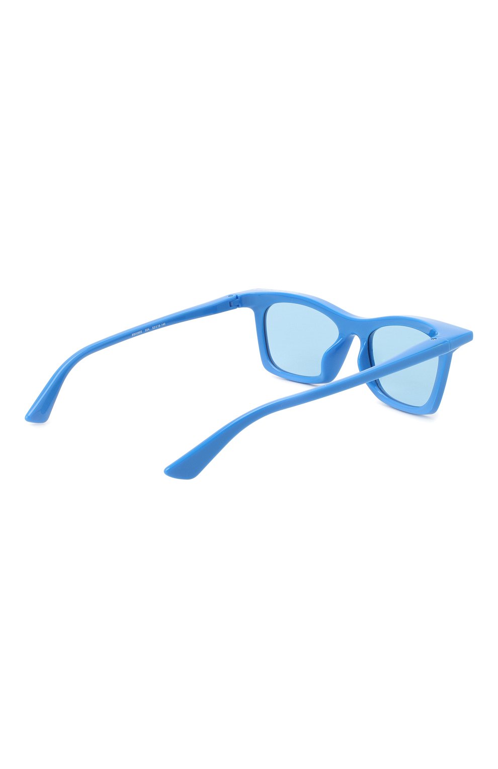 Женские солнцезащитные очки BALENCIAGA синего цвета, арт. BB0099S 004 | Фото 5 (Тип очков: С/з; Оптика Гендер: оптика-унисекс; Очки форма: Прямоугольные)