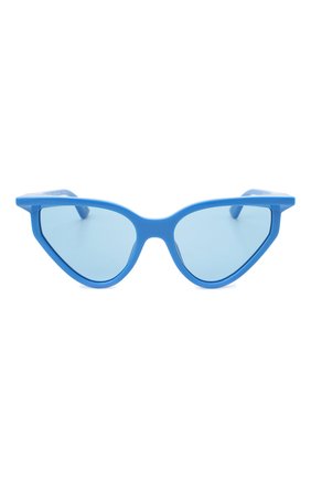 Женские солнцезащитные очки BALENCIAGA синего цвета по цене 20800 руб., арт. BB0101S 004 | Фото 3 Женские солнцезащитные очки BALENCIAGA синего цвета, арт. BB0101S 004 | Фото 3