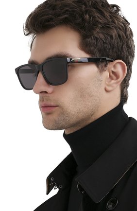 Мужские солнцезащитные очки GUCCI черного цвета по цене 20500 руб., арт. GG0746S 001 | Фото 2 Мужские солнцезащитные очки GUCCI черного цвета, арт. GG0746S 001 | Фото 2